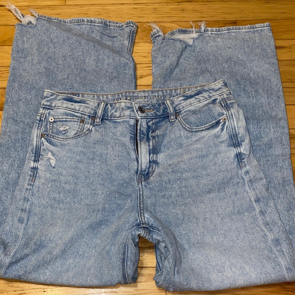 American Eagle Outfitters Light Blue Flare Jeans